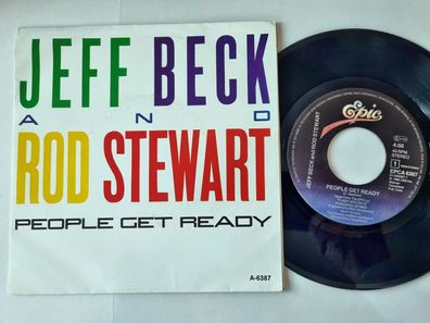 Jeff Beck and Rod Stewart - People get ready 7'' Vinyl Holland