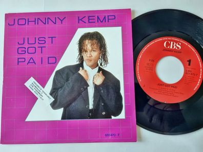 Johnny Kemp - Just got paid 7'' Vinyl Holland