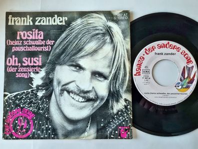 Frank Zander - Oh, Susi/ Rosita 7'' Vinyl Germany