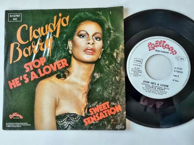 Claudja Barry - Stop he's a lover 7'' Vinyl Germany PROMO COVER