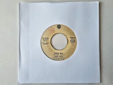 Frank Zappa/ Herbie Mann - Disco boy/ Bird walk 7'' Vinyl Jukebox PROMO