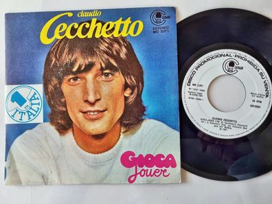 Claudio Cecchetto - Gioca jouer 7'' Vinyl Spain PROMO