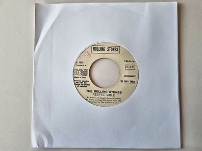 The Rolling Stones/ Barry Manilow - Respectable/ Copacabana 7'' Jukebox PROMO