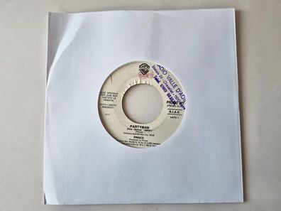 Prince/ Bobby Brown - Partyman/ On our own 7'' Vinyl Italy Jukebox PROMO