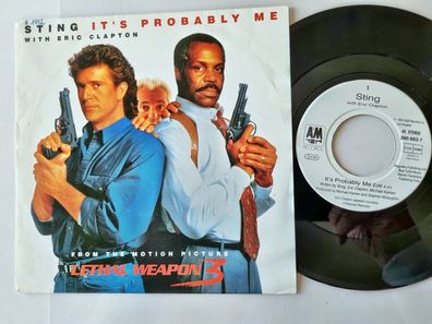 Sting with Eric Clapton - It's probably me 7'' Vinyl Germany