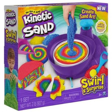 Spin Master - Kinetic Sand Swirl N Surprise - Spin Master 6063931 - (Spielwaren / Pl