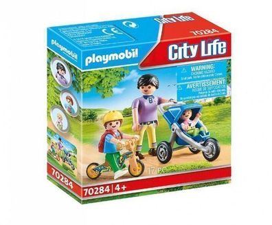 Playmobil City Life Figurenset 70284 Mama mit Kindern