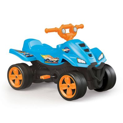 Tretauto in Quad-Optik, Kinderfahrzeug ist offizielles Lizenzprodukt von Hot Wheels