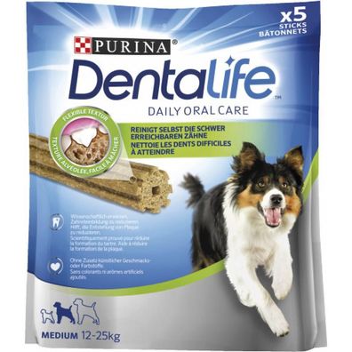 56,78EUR/1kg Dentalife Hundefutter Hundenahrung Hundeknochen Mittel 115g