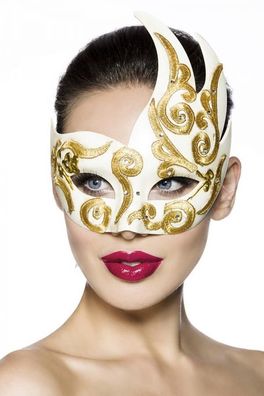 Atixo Maske - Farbe: gold - Groesse: One Size