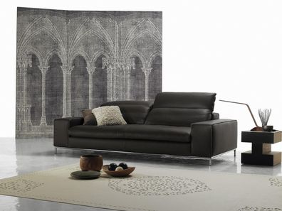 Modern Sofa 2 Sitz Luxus Leder Sofas Zweisitzer Wohnzimmer Design Prianera Couch