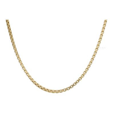 585/000 (14 Karat) Gold Venezianer Halskette, aus zweiter Hand, getragen...