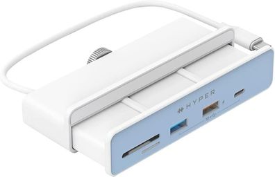 Hyper HyperDrive 6-in-1 USB-C Hub iMac 24" 2021 USB-Dockingstation weiß