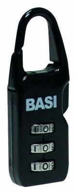 BASI - Kofferschloss - KS 615 - Alu schwarz - 6100-0115