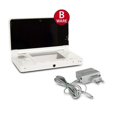 Nintendo 3DS Konsole in Schneeweiss mit Ladekabel + 4 GB SD Karte #5B - Refurbed C