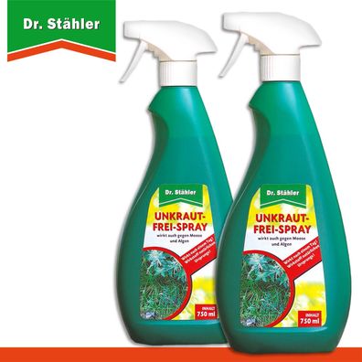 Dr. Stähler 2 x 750 ml Unkrautfrei-Spray