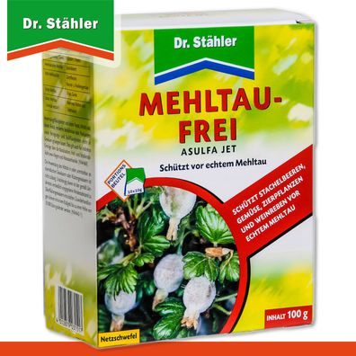 Dr. Stähler 100g Mehltau Frei Asulfa Jet Gemüse Stachelbeeren Weinreben Pflanzen