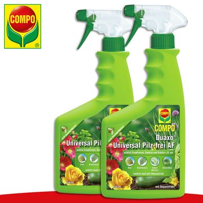 COMPO 2x 750ml Duaxo® Universal Pilz-frei AF Mehltau Fungizid Garten Gemüse