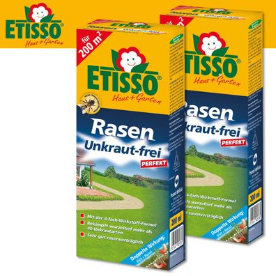 Frunol Delicia ETISSO 2x 200 ml Rasen Unkraut-frei Perfekt Gundermann Ehrenpreis