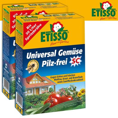 Etisso 2 x 24 ml Universal Gemüse Pilz-frei SC Konzentrat Mehltau Braunfäule