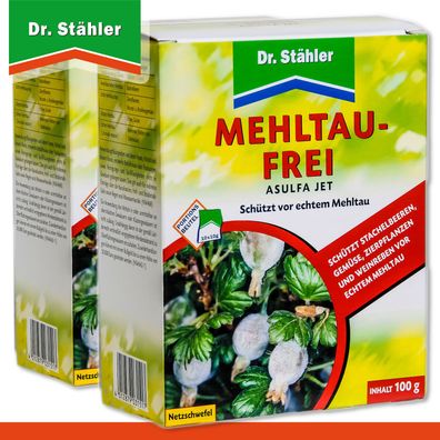 Dr. Stähler 2 x 100 g Mehltau Frei Asulfa Jet