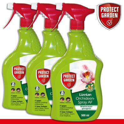 Protect Garden 3 x 500 ml Lizetan® Orchideen-Spray AF