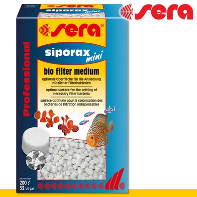 Sera 1000 ml Siporax mini Professional Hochleistungsfilter für kleinere Aquarien