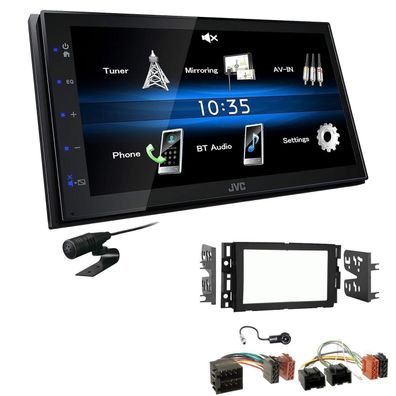 JVC 2 DIN Digital Autoradio Bluetooth USB für Chevrolet Impala 2005-2013 schwarz