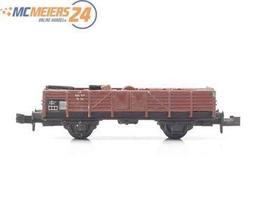 Minitrix N 3251 offener Güterwagen Niederbordwagen mit Ladegut 804 317 DB E624
