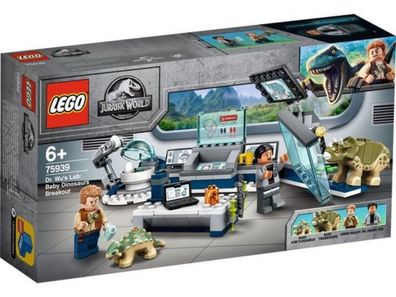LEGO 75939 Jurassic World Dr. Wus Labor: Ausbruch der Baby-Dinosaurier, Spielzeug ab