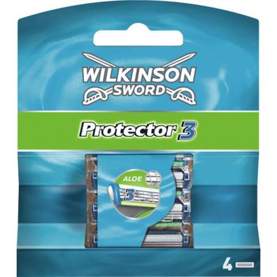 Wilkinson Protector 3 Klingen 4 St?ck in einer Packung f?r M?nner