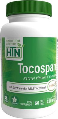 Health Thru Nutrition, Tocospan Vitamin E Complex, 60 Weichkapseln