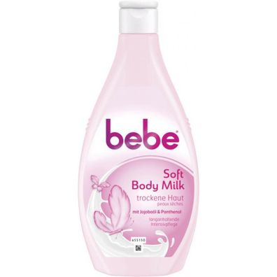 19,50EUR/1l Bebe Soft Body Milk K?rpermilch Intensivpflege 400ml Flasche