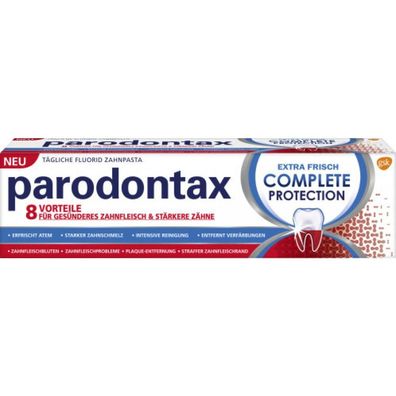143,73EUR/1l Parodontax Complete Protection 75ml Tube Zahnpasta Zahnpflege