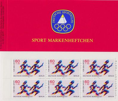 Germany BERLIN [1979] MiNr 0596 ( * */ mnh ) [01] Sport MH Sporthilfe