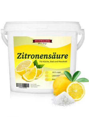 Feinwälder® Premium Zitronensäure Pulver Lebensmittelqualität (E330)