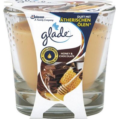 80,08EUR/1kg Glade Brise Duftkerze Honey Chocolate Raumduft Kerze 129g