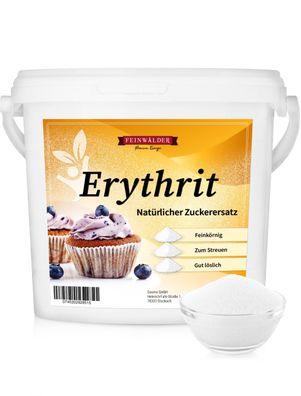 Feinwälder® 5 kg Erythritol - Erythrit, natürlicher Zuckerersatz Süßungsmittel