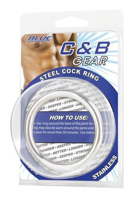BLUE LINE C&amp; B GEAR 2' Steel Cock Ring