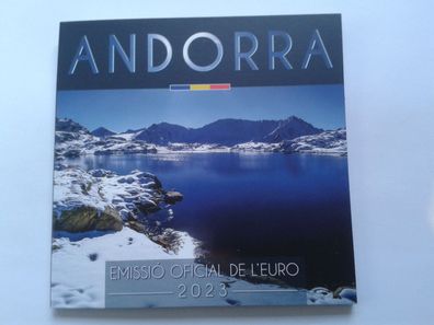 KMS 2023 Andorra im Folder (Klappfolder) 3,88e 2023 - Auflage nur 10500 Stück