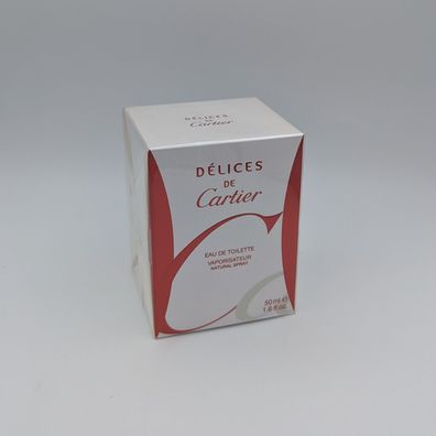 Delices De Cartier Eau de Toilette Spray 50 ml Neu & OVP