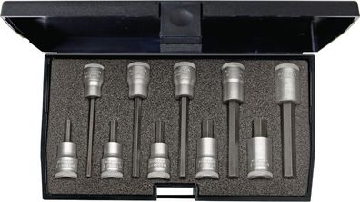 Steckschlüsselsatz IN 30 LKM 10-tlg.3/8 Zoll 4-10mm f. i6-KT.-Schr. GEDORE