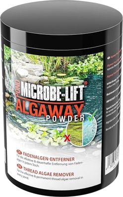 Microbe-Lift Algaway Pond Powder Fadenalgen-Entferner 1000g