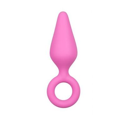 Easytoys Anal Collection Rosa Analplugs mit Zugring Gro? - Farbe: Rosa