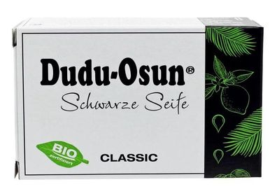 62,60EUR/1kg - Dudu Osun Schwarze Seife aus Afrika - Original Black Soap 150g