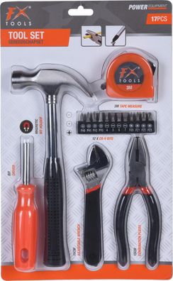 FX Tools Werkzeugset 17-teilig Werkzeugsatz Verschiedenes Heimwerker Zubeh?r