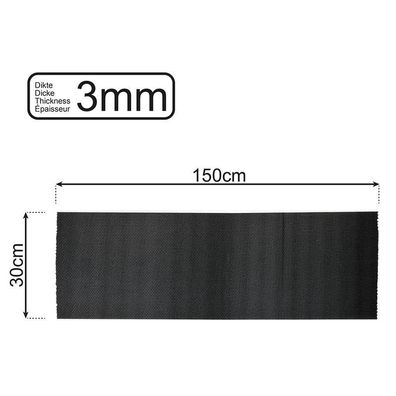 ProPlus Anti-Rutsch-Matte schwarz 150x30cm 3mm Zuschneidbar Matte Teppich