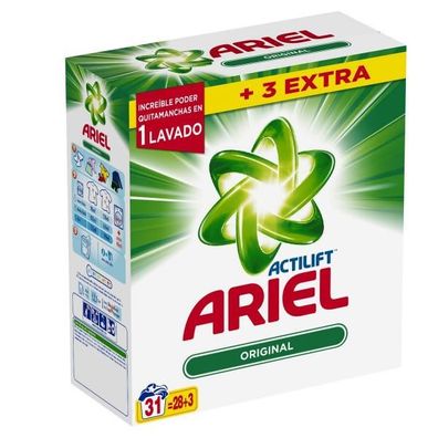 Waschmittel Ariel Actilift Original 2015 g In Pulverform 31 Waschgänge