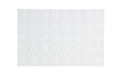 Tischset Alesia Spitzenoptik EVA 30/45 cm weiß
