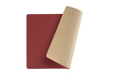 Tischläufer Loreto Duo 40/140 cm rot/ beige